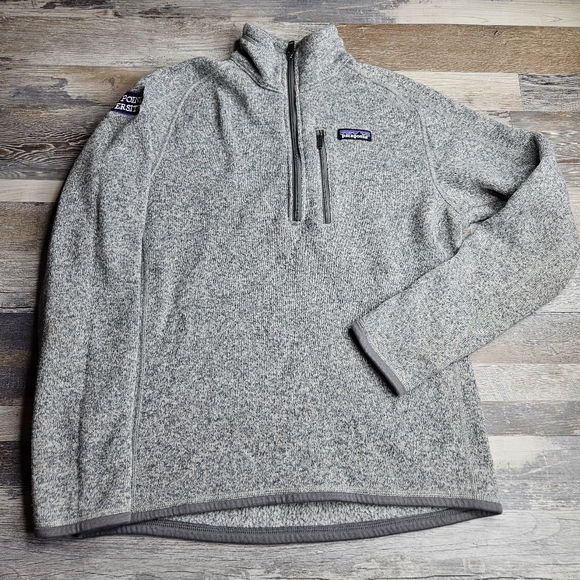 Patagonia Better Sweater Quarter Zip Fleece Small High Point University HPU - Picture 1 of 11